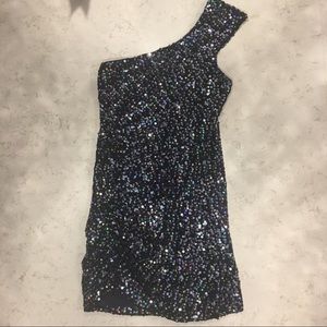 As U Wish One Shoulder Cocktail Dress